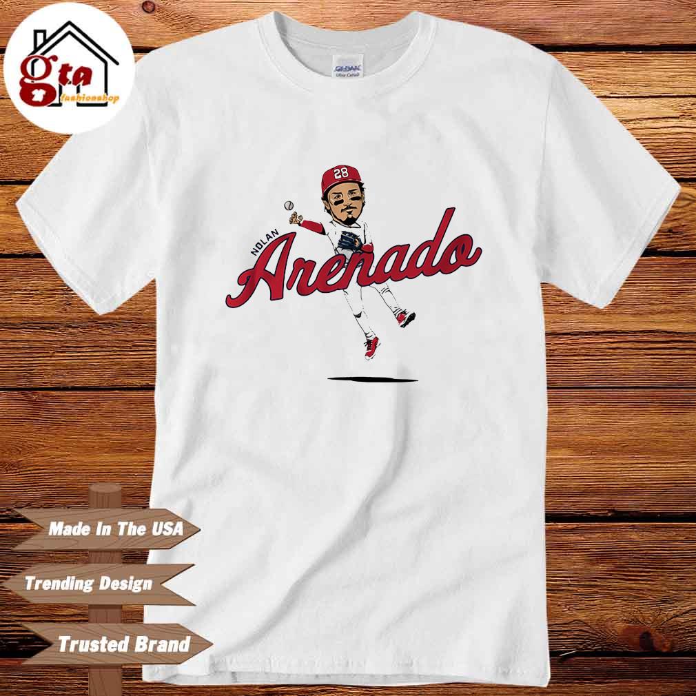 Nolan Arenado Caricature St Louis Cardinals Shirt