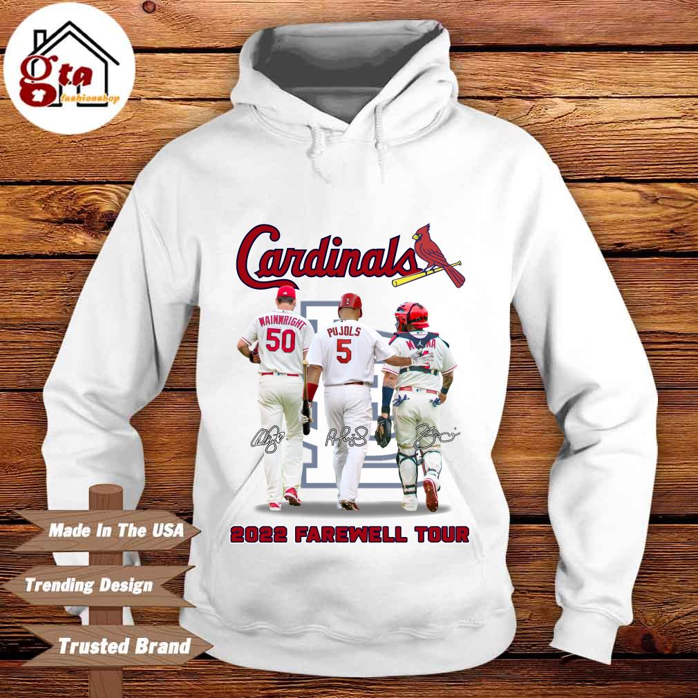 St. Louis Cardinals The Farewell Tour Legends 2022 signatures shirt,  hoodie, sweater, long sleeve and tank top