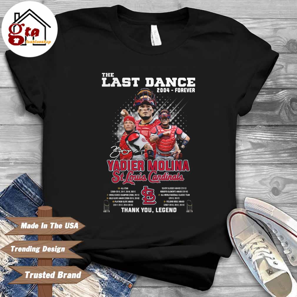 St. Louis Cardinals Players The last dance signature shirt, hoodie,  sweater, long sleeve and tank top