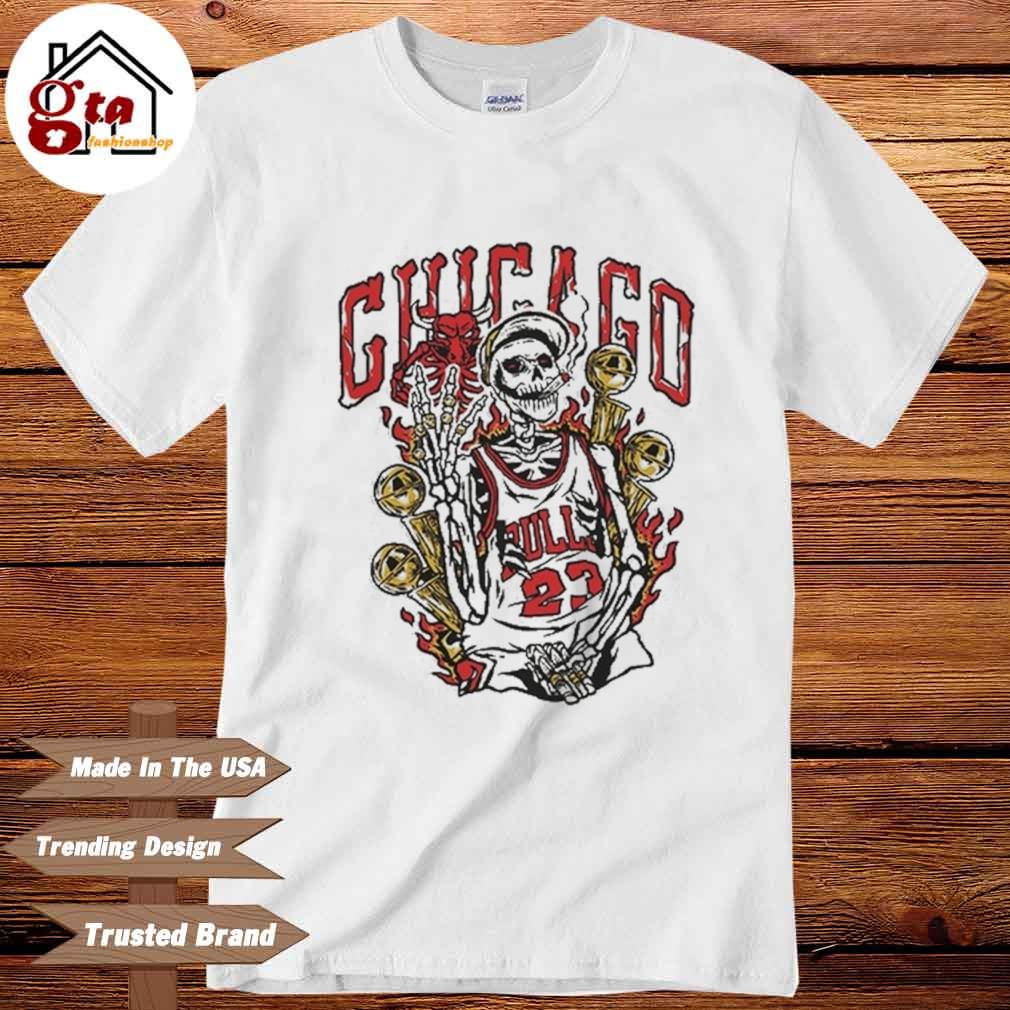 Chicago Bulls 23 Michael Jordan Skeleton Sweatshirt On Sale