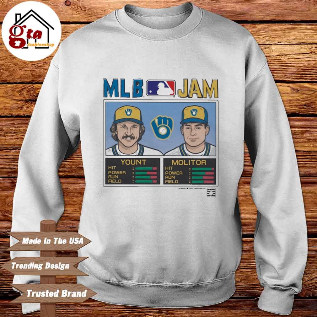 Mlb Jam Brewers Molitor And Yount shirt, hoodie, sweater, long