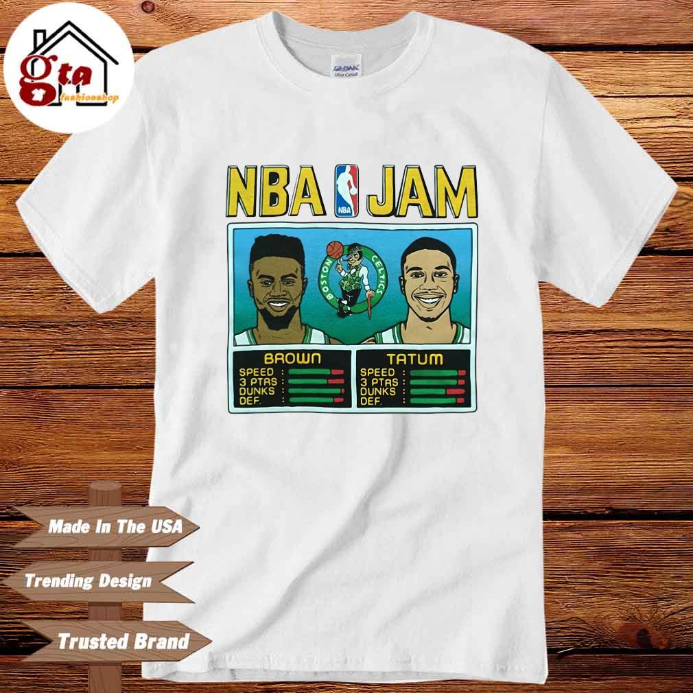 NBA Jam Boston Celtics Brown and Tatum shirt, hoodie, sweater, long sleeve  and tank top