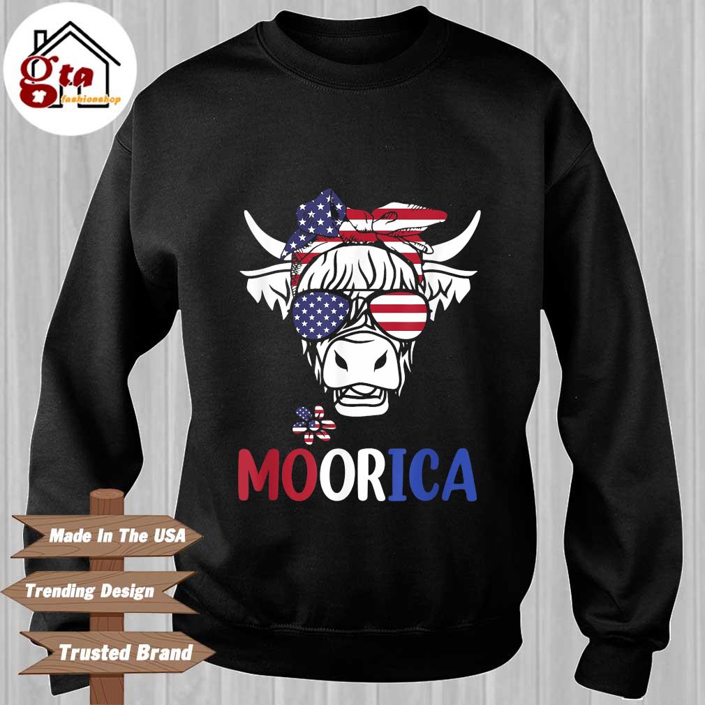 4th of july cow shirt