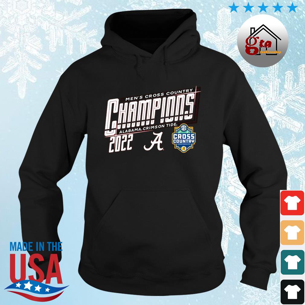 Alabama Crimson Tide Blue 84 2022 Men's SEC Cross Country Champions Shirt hoodie
