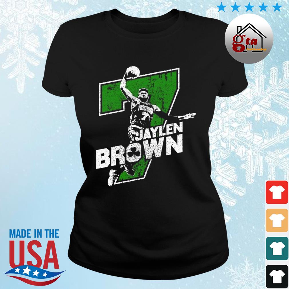 Calling Our Shot Jaylen Brown 7 Celtics Basketball Shirt ladies