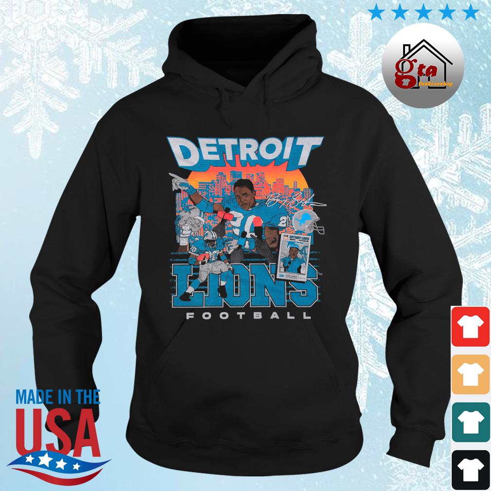 Detroit Lions Barry Sanders SMPLFD Signature Shirt hoodie