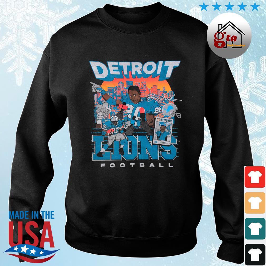 Detroit Lions Barry Sanders SMPLFD Signature Shirt sweater