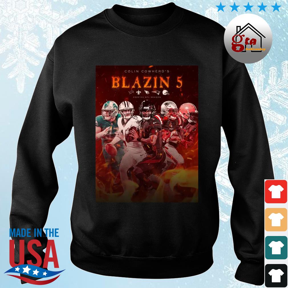 Detroit Lions New Orleans Saints Arizona Cardinals New England Patriots Cleveland Browns Headline Cowherd's Week 8 Blazin 5' 2022 Shirt sweater