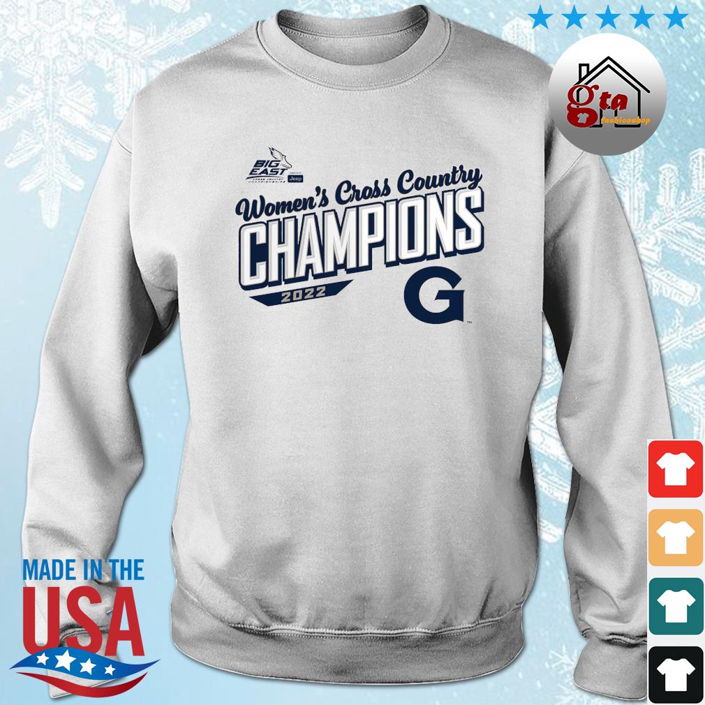 Georgetown Hoyas 2022 Big East Women's Cross Country Champions Shirt sweater