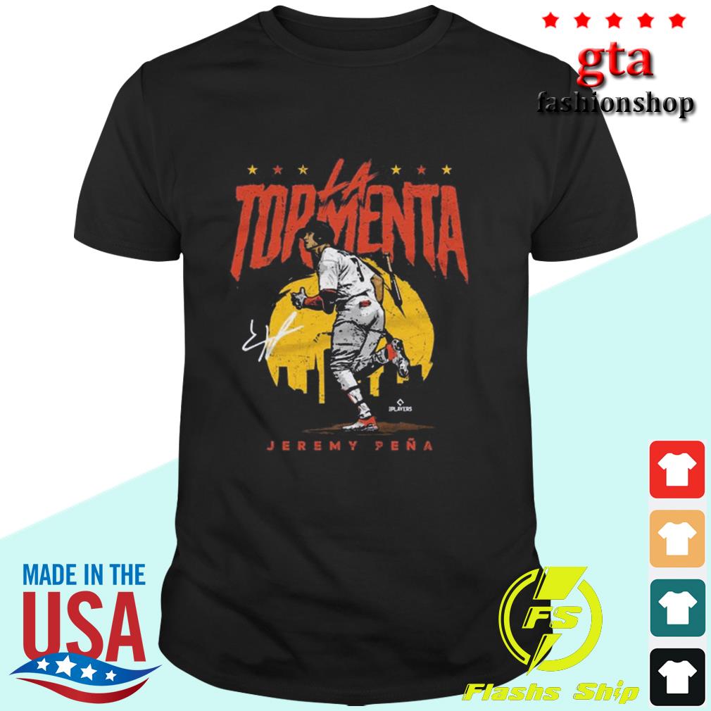 Jeremy Pena Houston Astros La Tormenta signature 2022 shirt, hoodie,  sweater, long sleeve and tank top