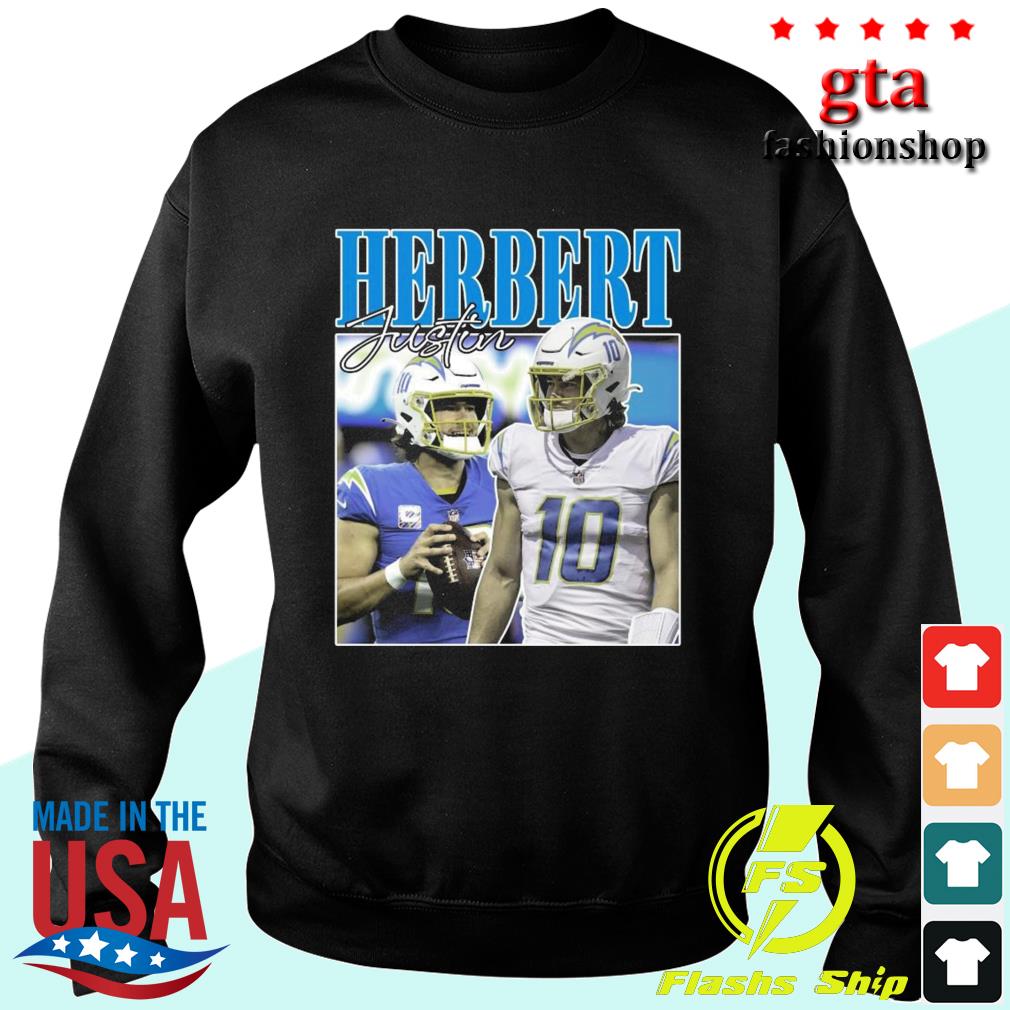 Los angeles chargers justin herbert vintage 90s shirt, hoodie, sweater,  long sleeve and tank top