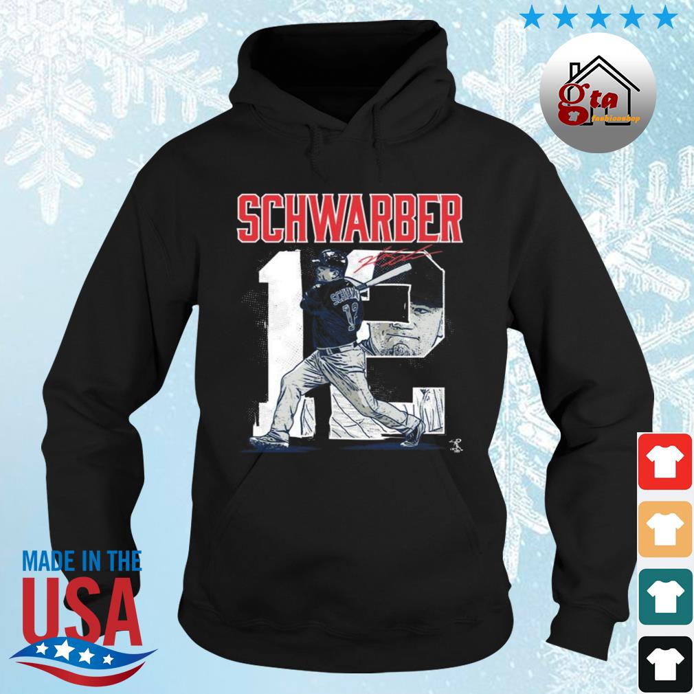 Kyle Schwarber Player Number 12 Philadelphia Phillies Signature Shirt hoodie