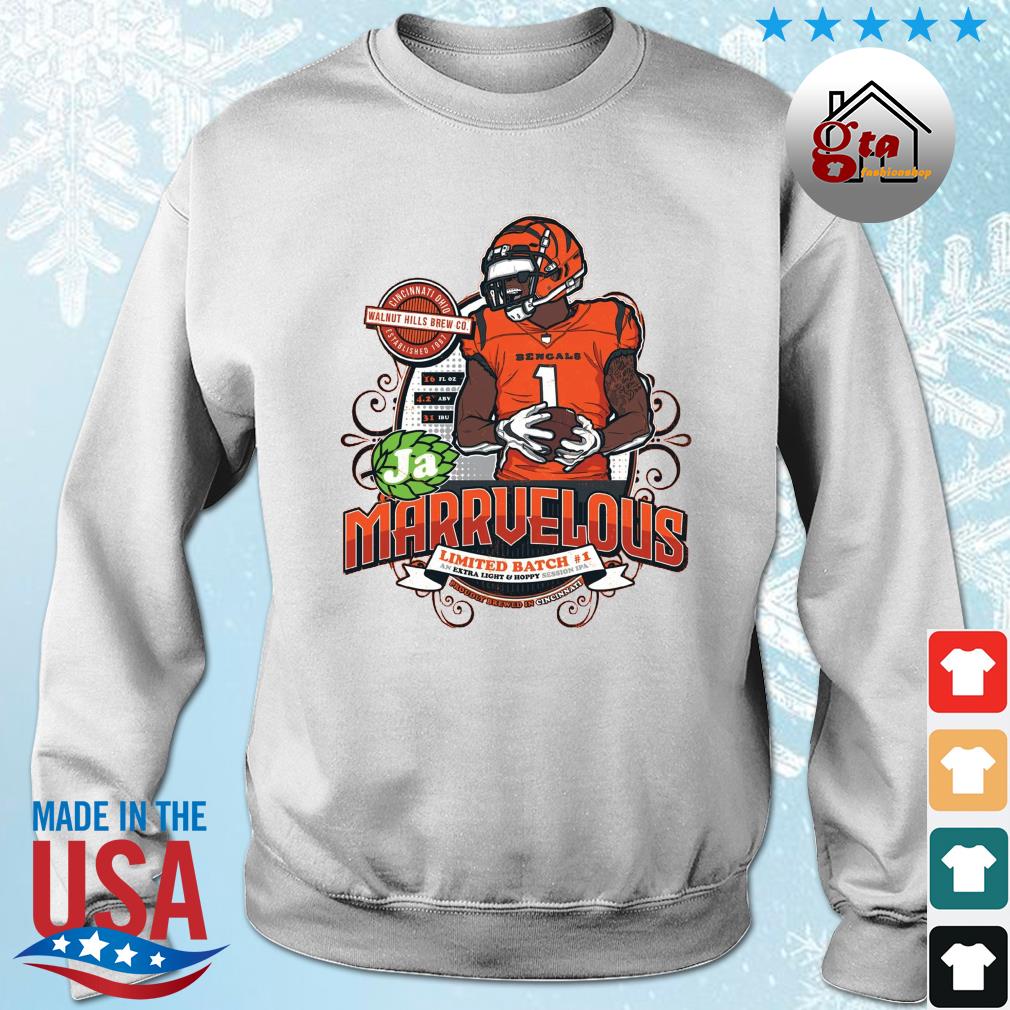Marrvelous Cincinnati Bengals Ja'marr Chase 2022 Shirt sweater