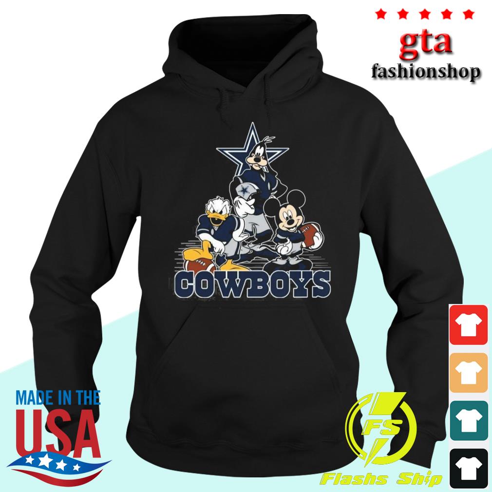 Dallas Cowboy Football Mickey Sweatshirt Vintage Style Crewneck