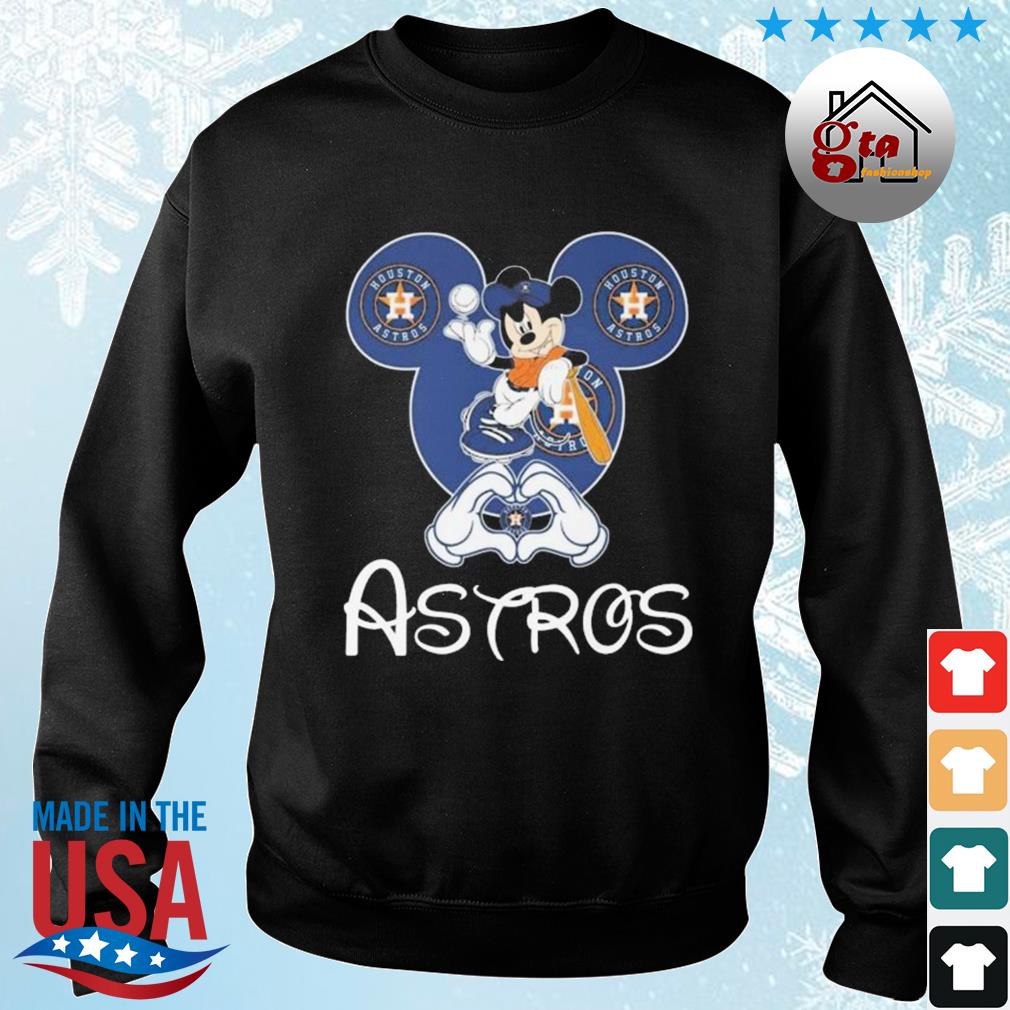 Mickey Mouse I Love Houston Astros 2022 Shirt sweater