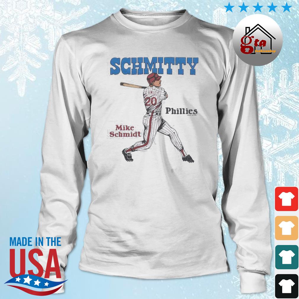 Mike Schmidt Phillies Home Run World Series 2022 Shirt Longsleeve trang