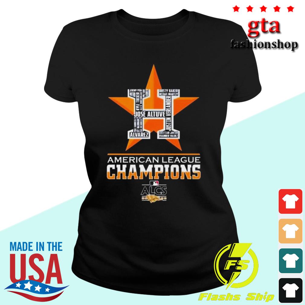 Mlb Houston Astros Skyline Player Names American League Champions 2022  Shirt,Sweater, Hoodie, And Long Sleeved, Ladies, Tank Top