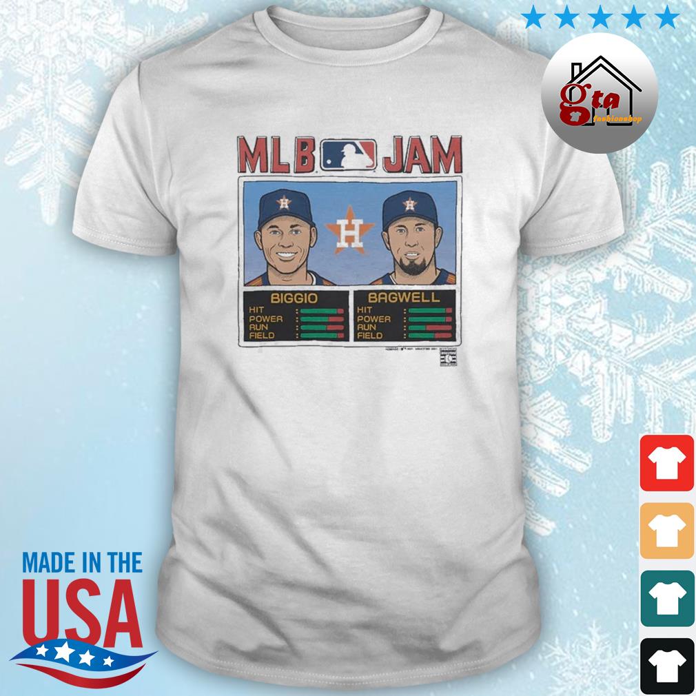 MLB Jam Astros Biggio And Bagwell 2022 Shirt