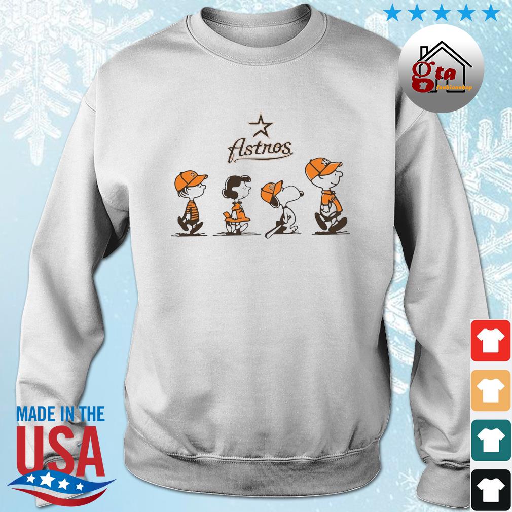 MLB Peanuts Snoopy And Friends Road Houston Astros 2022 Baseball Shirt sweater