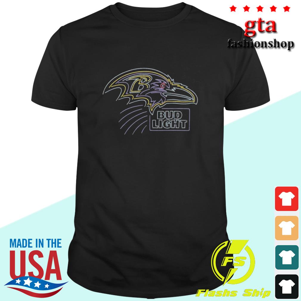 Funny baltimore Ravens NFL x Bud Light shirt, hoodie, sweater, long sleeve  and tank top