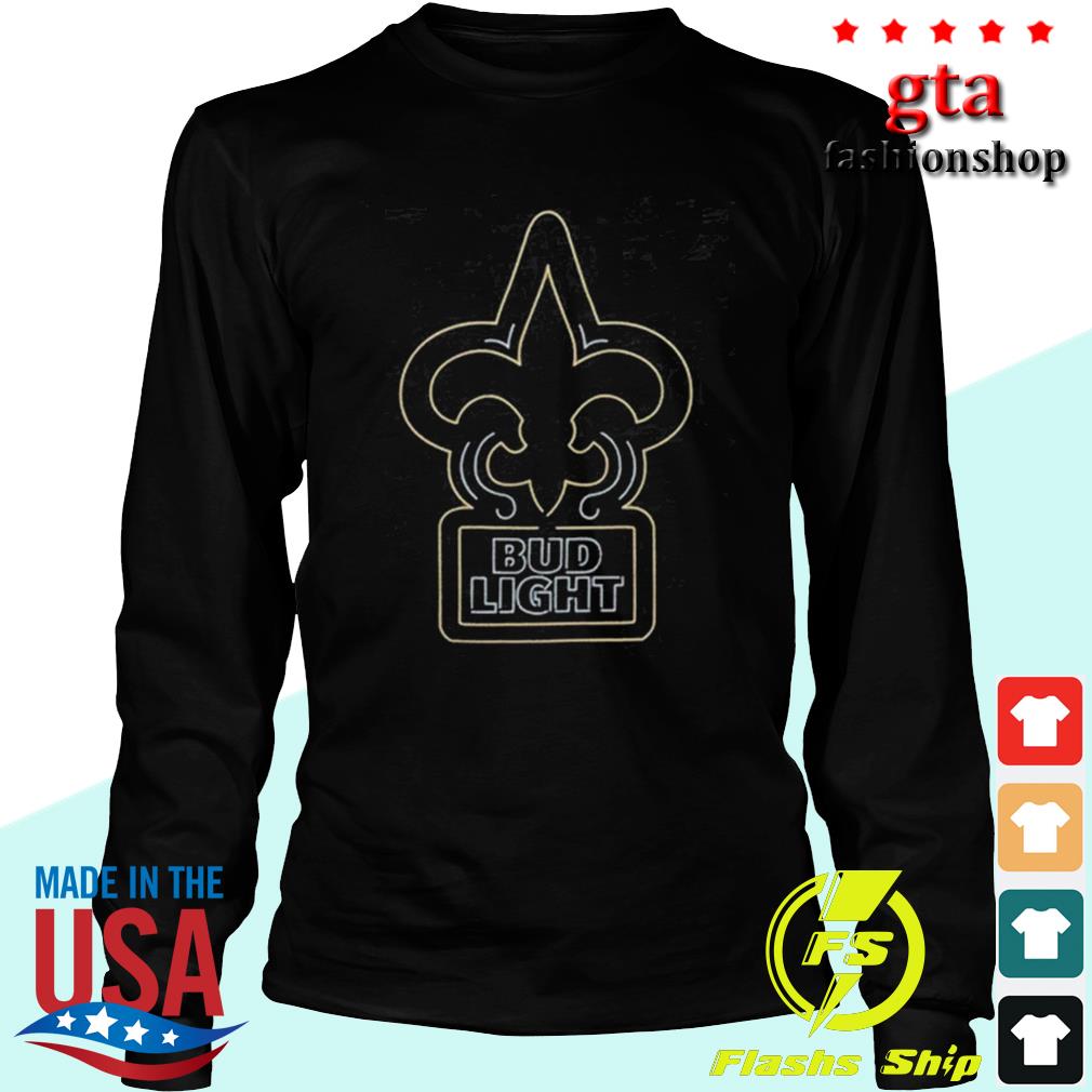 Official New Orleans Saints NFL x Bud Light T-Shirt, hoodie, sweater, long  sleeve and tank top