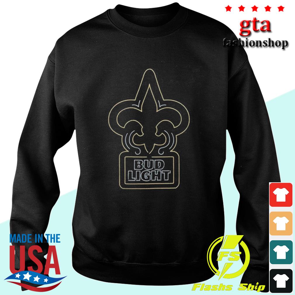 Official New Orleans Saints NFL x Bud Light T-Shirt, hoodie, sweater, long  sleeve and tank top