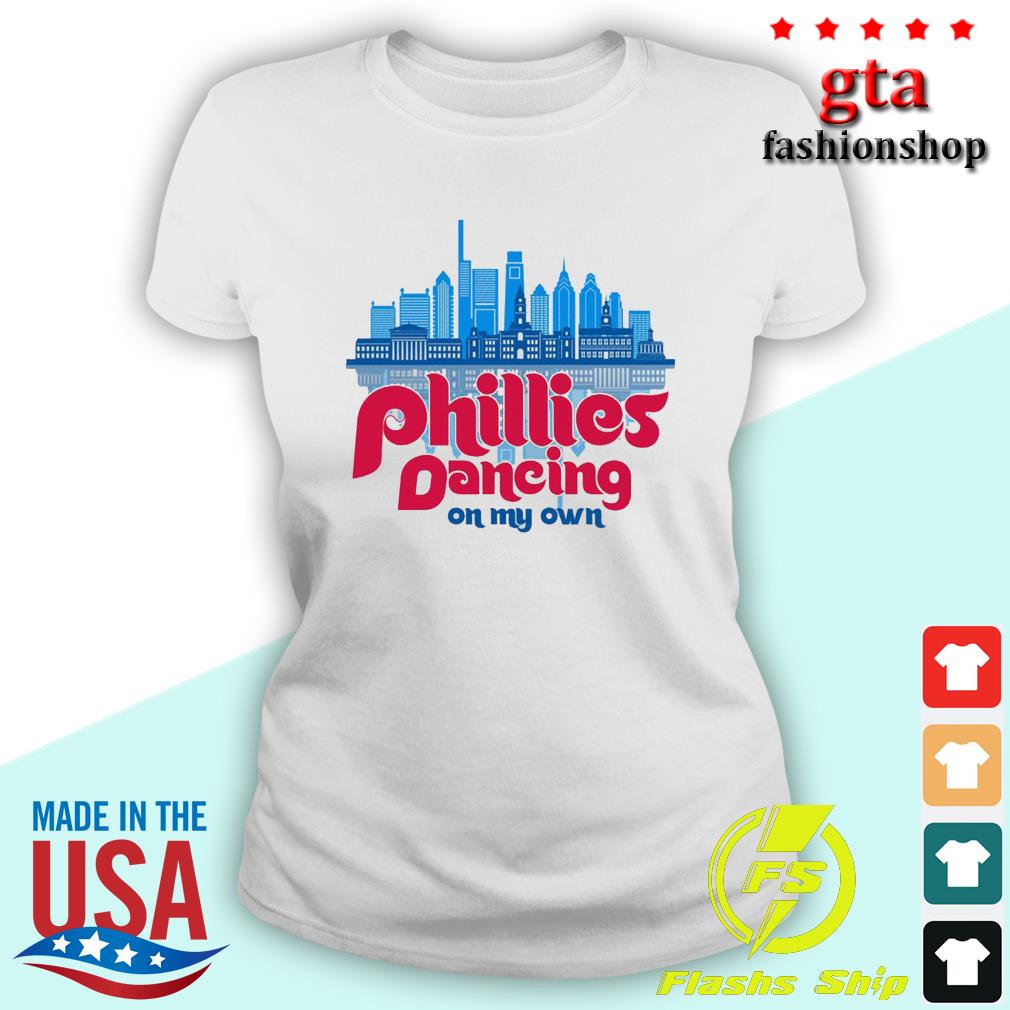 Philadelphia Phillies Dancing On My Own Crewneck Sweatshirt - Jolly Family  Gifts