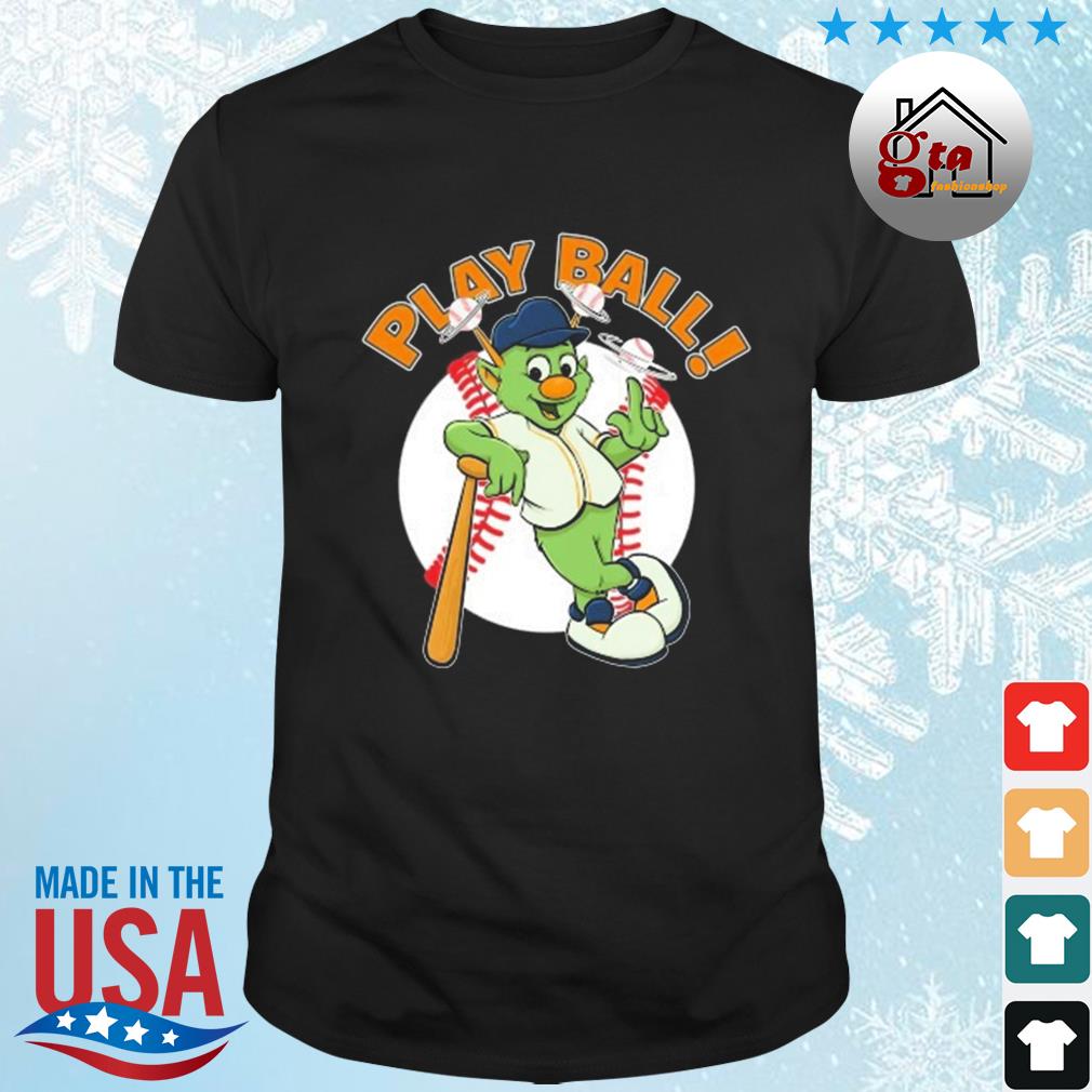 Play Ball Houston Astros 2022 World Series Orbit Mascot Shirt