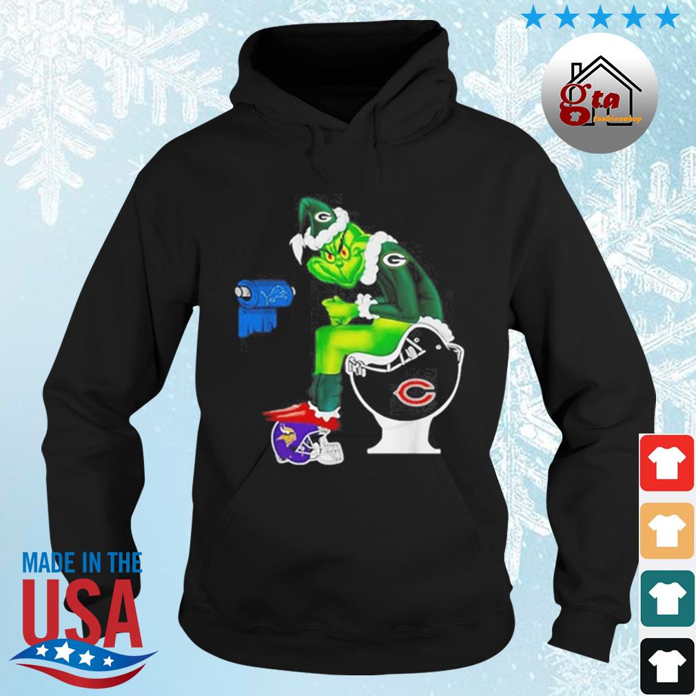 The Grinch Buffalo Bills Shit On Toilet Miami Dolphins And Other Teams Christmas  Sweatshirt, hoodie, sweater, long sleeve and tank top