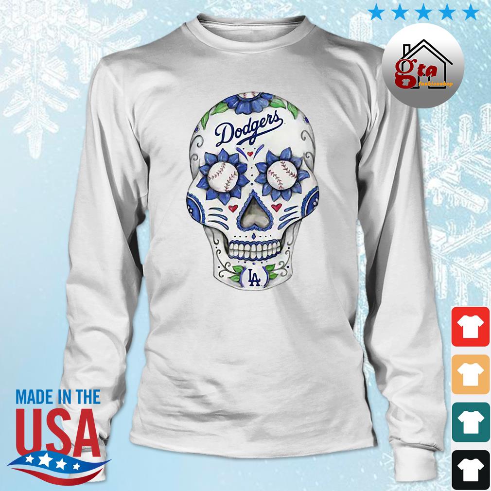 Los Angeles Dodgers Tiny Turnip Women's Sugar Skull shirt, hoodie, sweater,  long sleeve and tank top