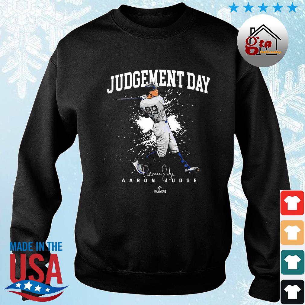 Aaron Judge Judgement Day New York MLBPA Baseball Player Aaron Judge Signatures T-Shirt