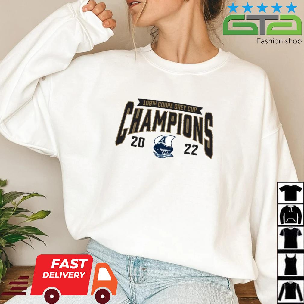 Argos 109th Coupe Grey Cup Champions 2022 Shirt