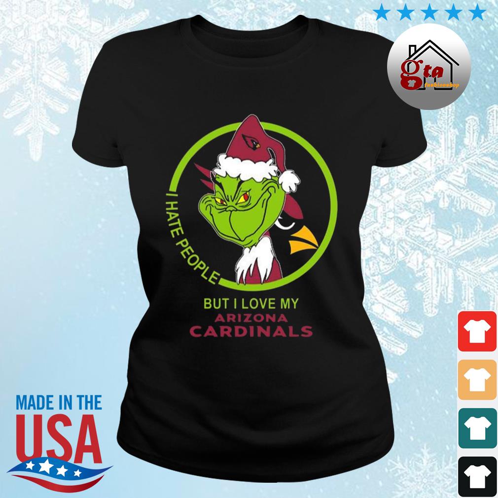 The Grinch I Hate People But I Love My Louisville Cardinals Funny Christmas  Gift Unisex T-Shirt - Mugteeco