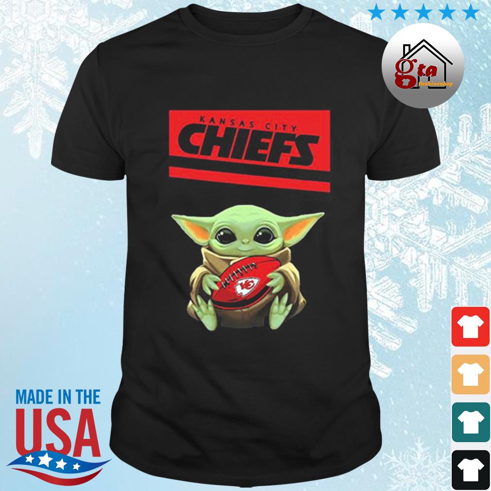 Baby Yoda Hug Kansas City Chiefs 2022 Shirt - Kingteeshop