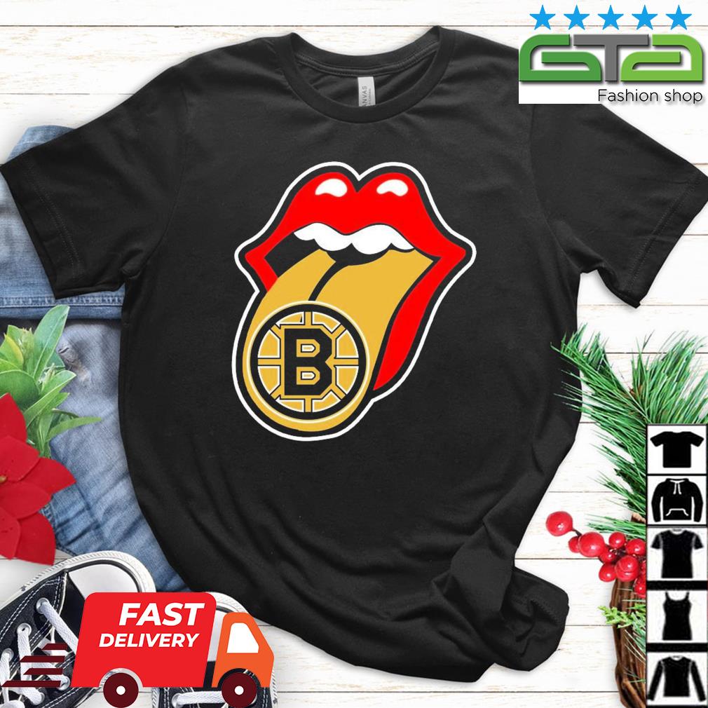 Boston Bruins The Rolling Stones Logo Shirt