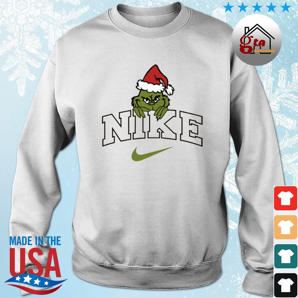 Cheap Merry Christmas Nike Logo The Grinch 2022 Sweater