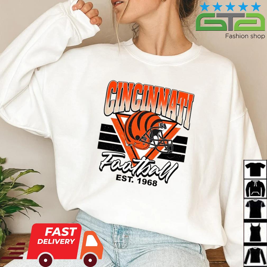 Cincinnati Bengals football est. 1968 go Bengals logo shirt, hoodie,  sweater, long sleeve and tank top