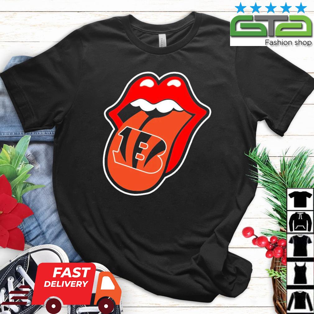 Cincinnati Bengals x The Rolling Stones Logo Shirt