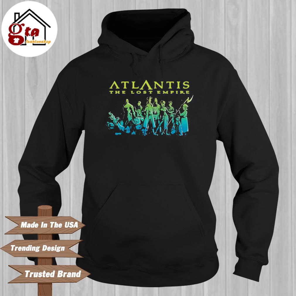 Disney Atlantis The Lost Empire Characters Gradient Shirt Hoodie