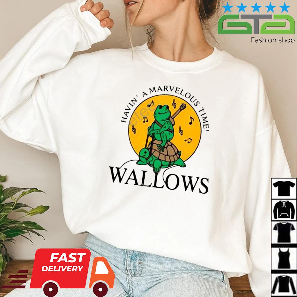 Frog And Turtle Havin' A Marvelous Time Wallows Shirt