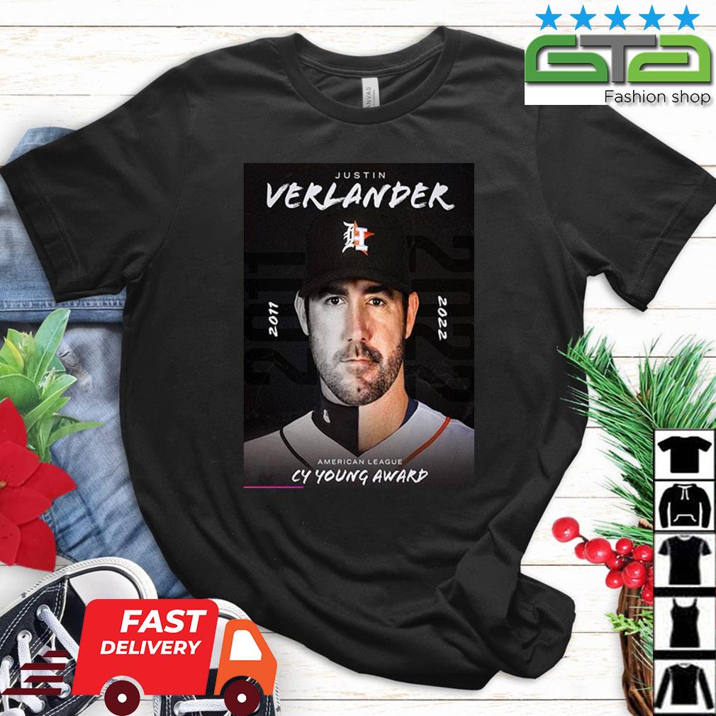 From The First To Third Cy Young Award Justin Verlander Continues To Turn Back The Clock Shirt