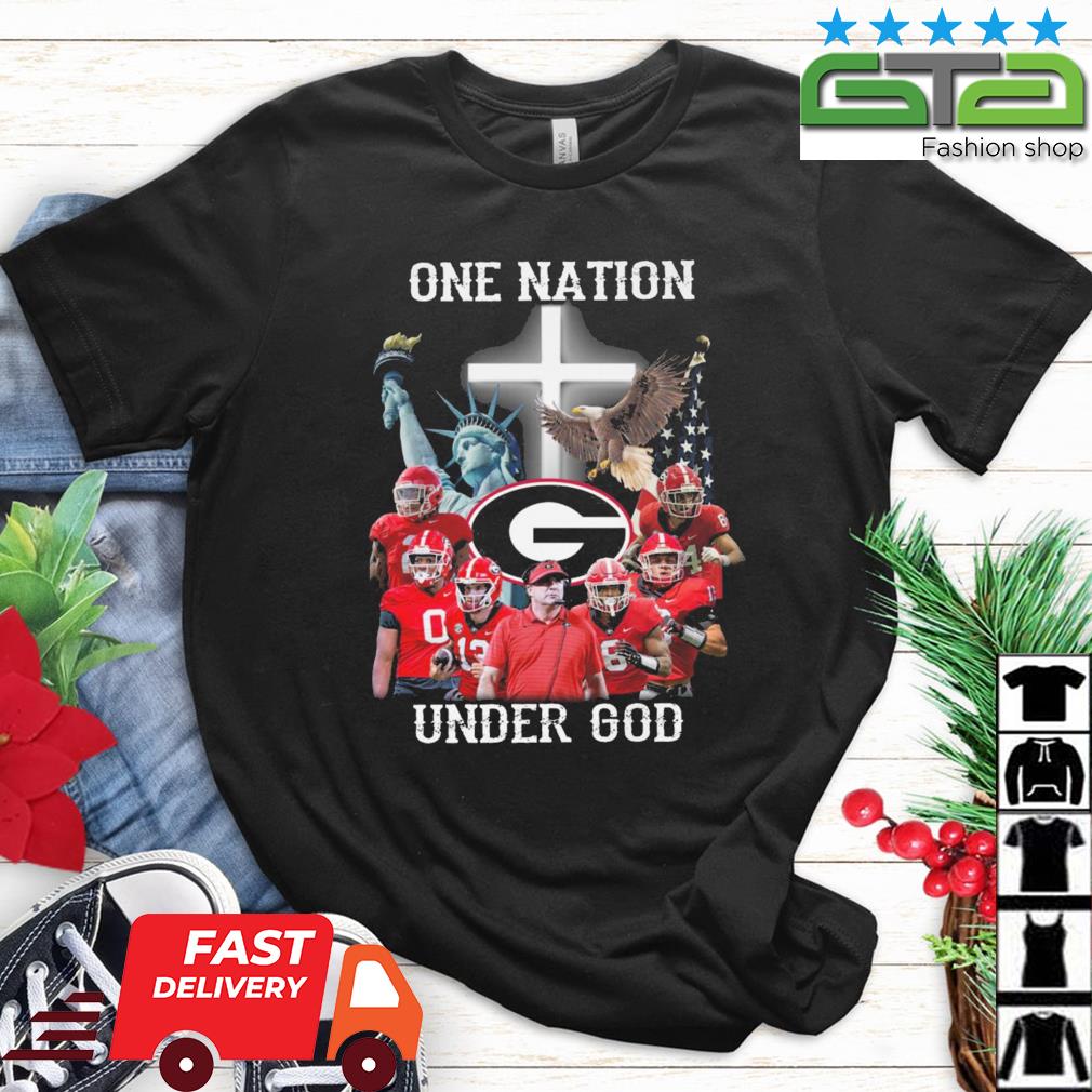 Georgia Bulldogs One Nation Under God shirt