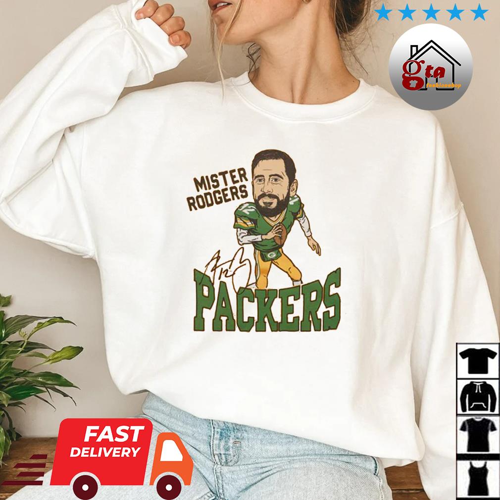 Aaron Rodgers Green Bay Packers signature retro shirt, hoodie, sweater,  long sleeve and tank top