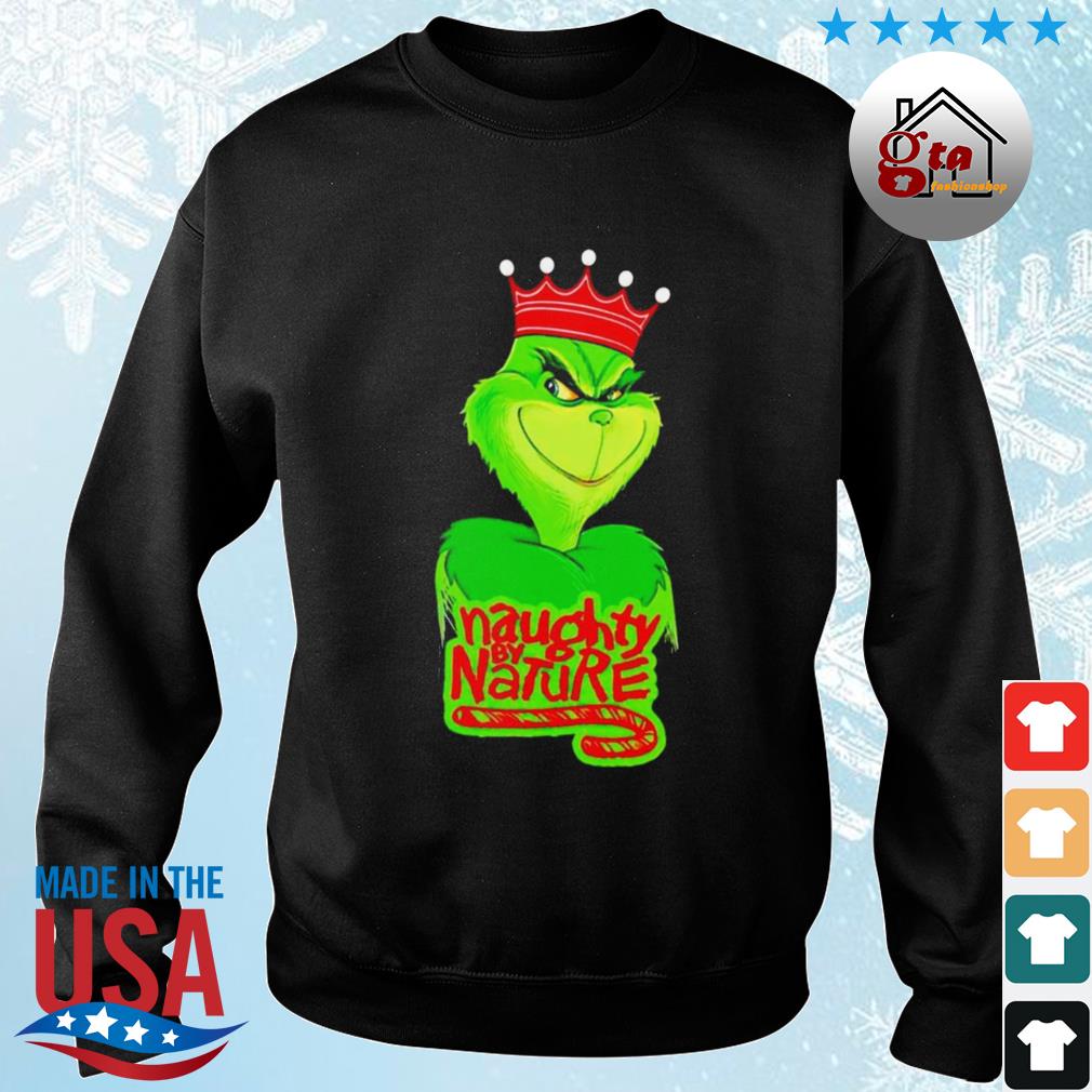 Grinch King Naughty By Nature Christmas Sweater