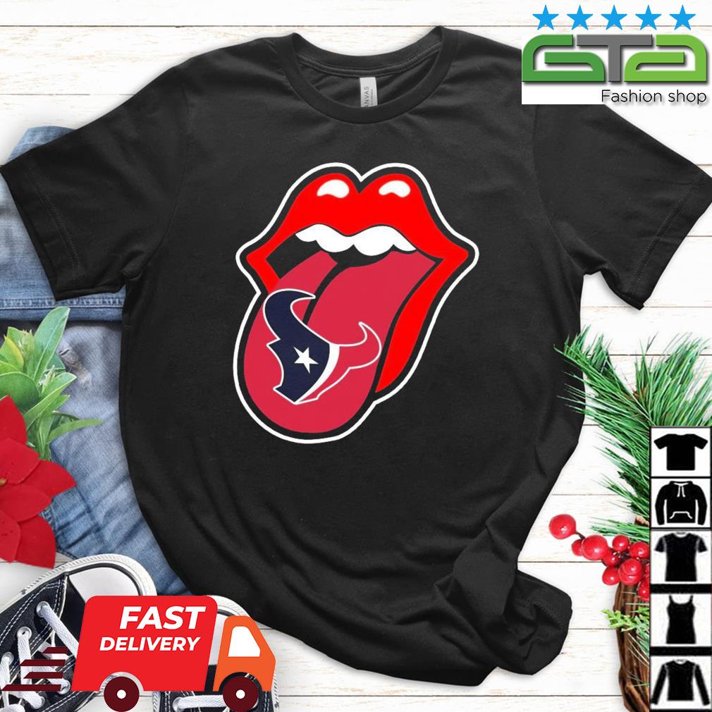 Houston Texans The Rolling Stones Logo Shirt