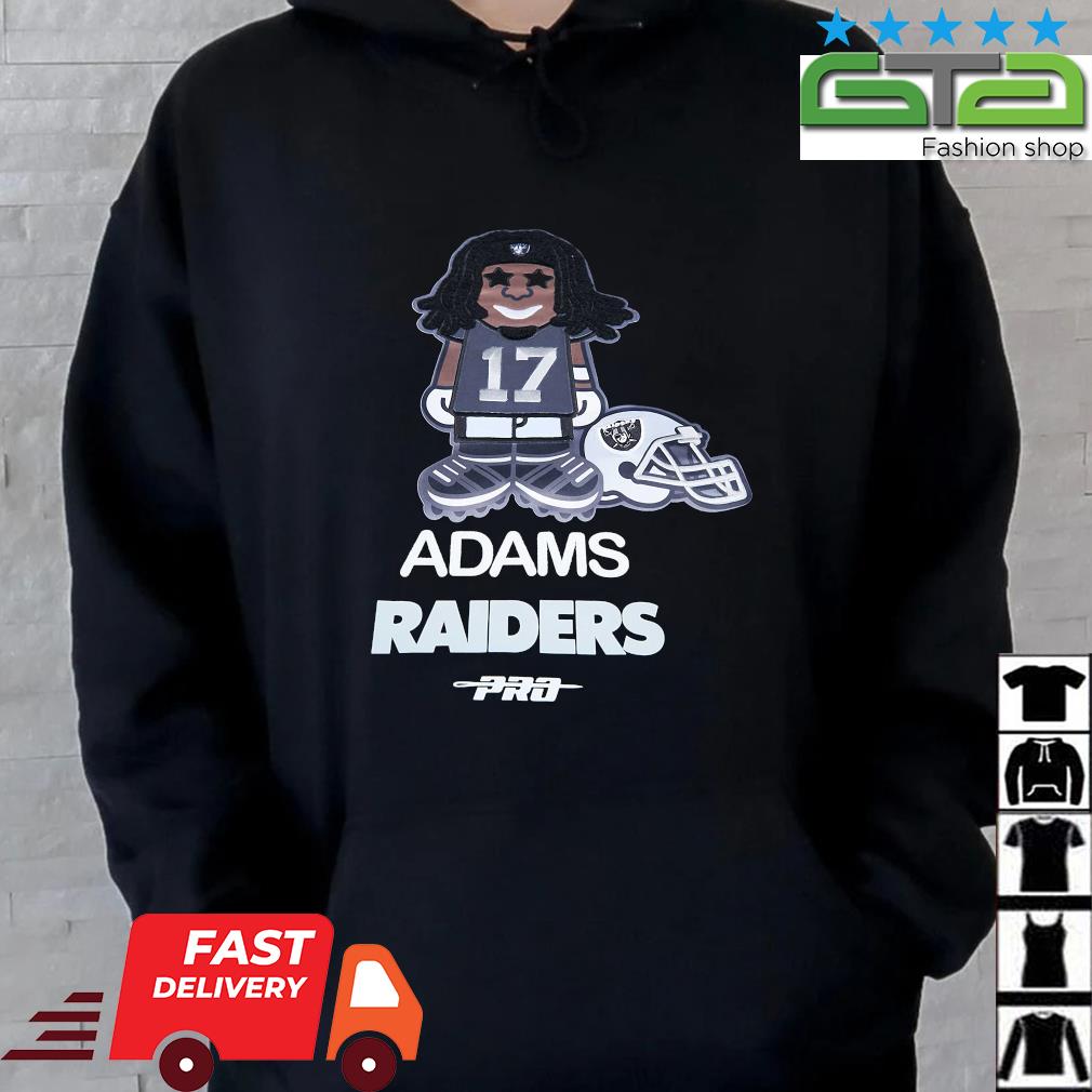 Pro Standard Men's Davante Adams Black Las Vegas Raiders Player Avatar  Graphic T-shirt