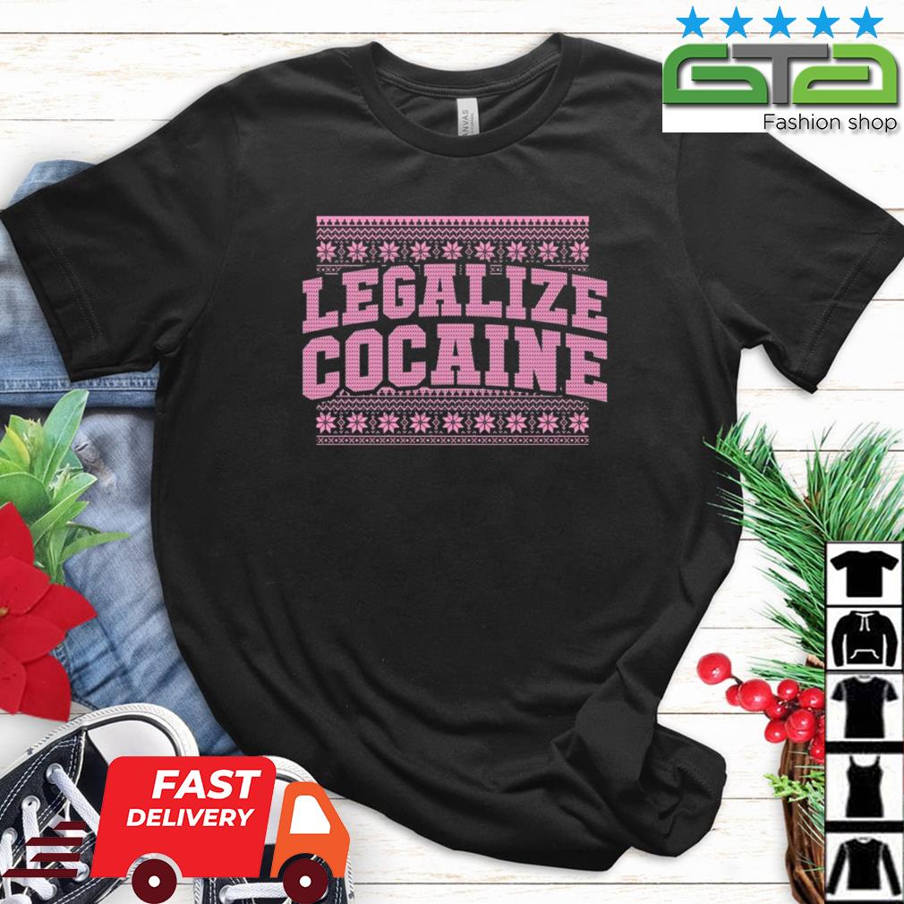 Legalize Cocaine Ugly Christmas Sweater