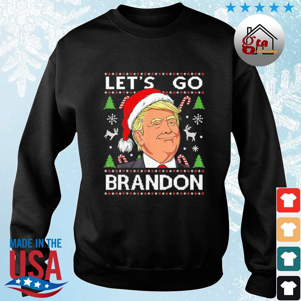 Let's Go Brandon Trump Ugly Christmas 2022 Sweater
