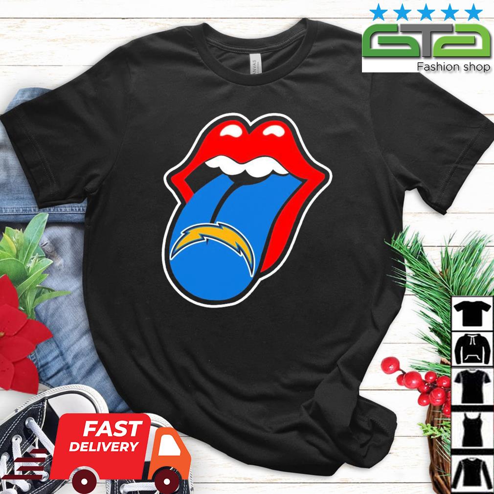 Los Angeles Chargers The Rolling Stones Logo Shirt