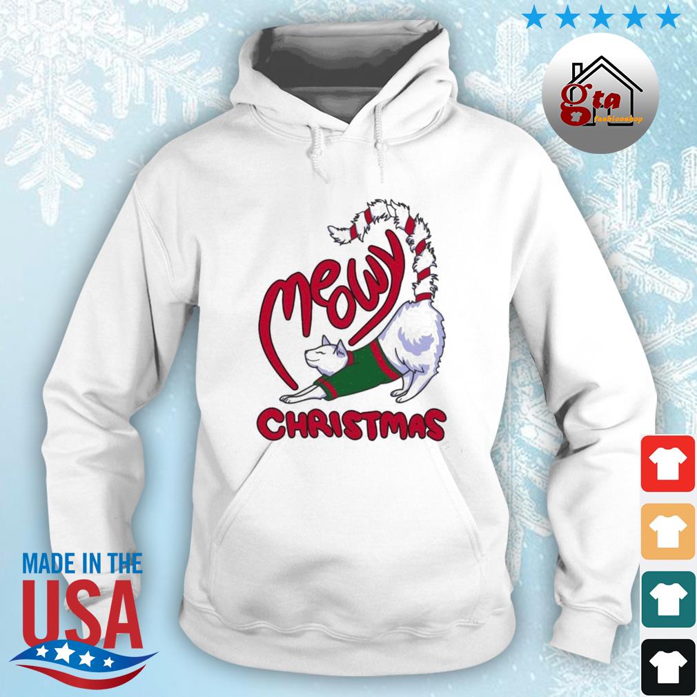 Meowy Christmas Cat Mom Christmas 2022 Sweater hoodie